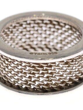 Tiffany & Co. Somerset Mesh Ring Silver